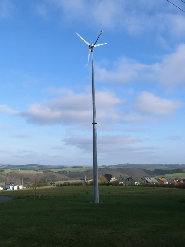Horizontale Windkraftanlage