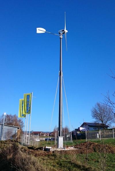 Private Windkraftanlage fürs Eigenheim